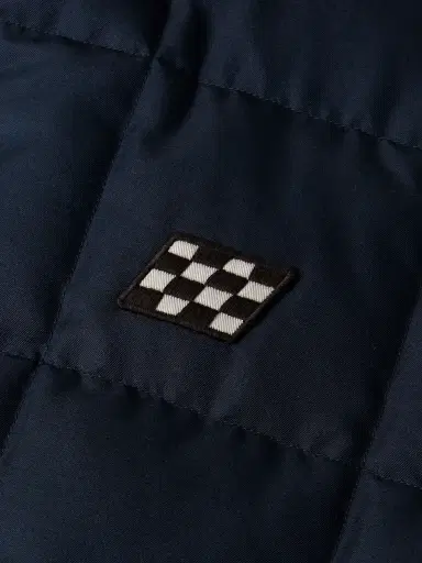 Visvim Coach Appliquéd Quilted Wool and Silk-Blend Twill Down Jacket - Men | Thumbnail 4