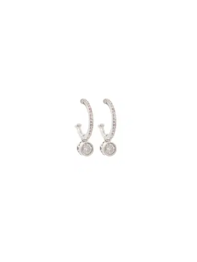 Wish Fine Jewelry 14K WG 0.50 CTW DIA 0.20 CT CTRS Earrings | Thumbnail 1 Wish Fine Jewelry 14K WG 0.50 CTW DIA 0.20 CT CTRS Earrings | Thumbnail 1