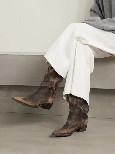 Khaite Clive Leather Boots | Thumbnail 2