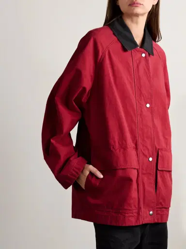 The Row Elodianna Two-tone Cotton-canvas Jacket | Thumbnail 2 The Row Elodianna Two-tone Cotton-canvas Jacket | Thumbnail 2