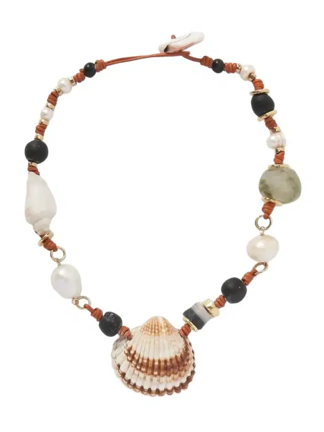 Samsara Beaded Shell Necklace