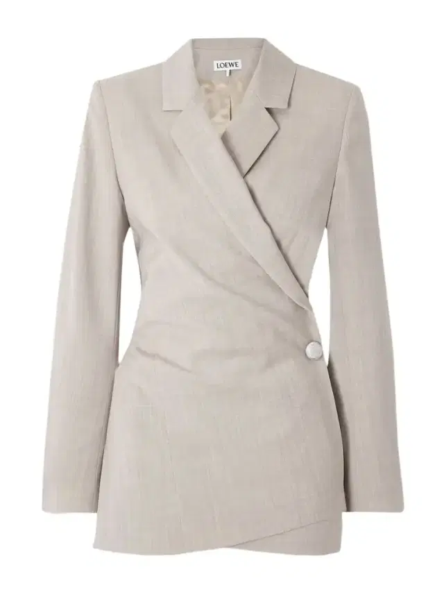 Wool Wrap Blazer