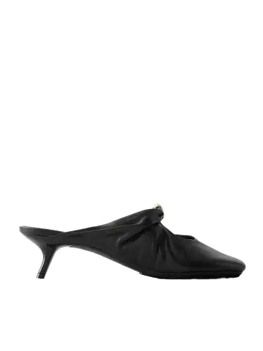 Loewe Pebble Embellished Cutout Leather Mules | Thumbnail 1