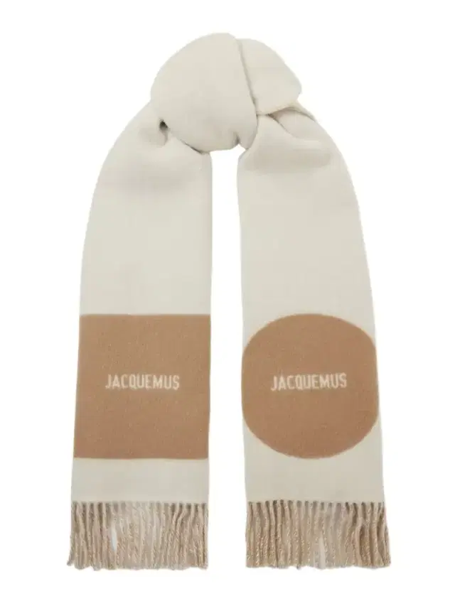 Fringed Wool-jacquard Scarf
