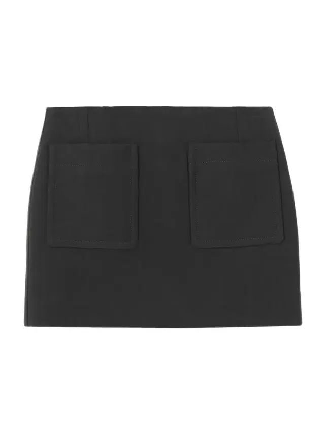 Woven Mini Skirt