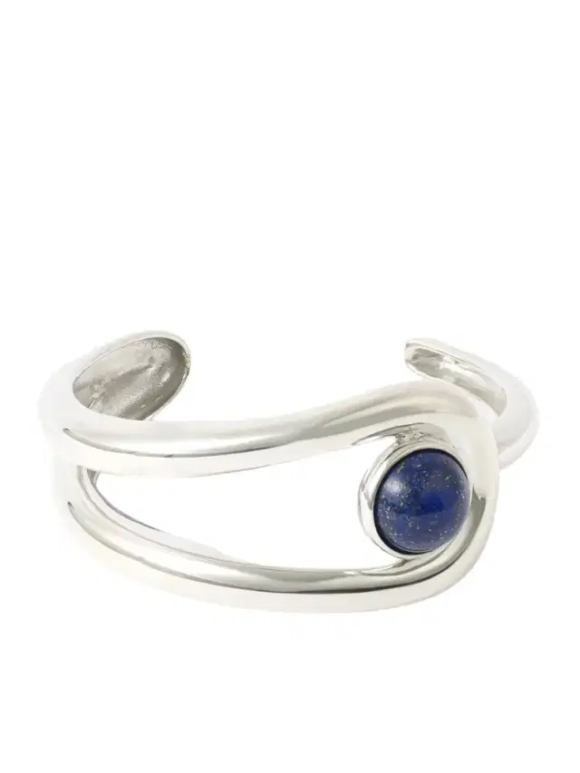 Becky Recycled Sterling Silver Lapis Lazuli Cuff