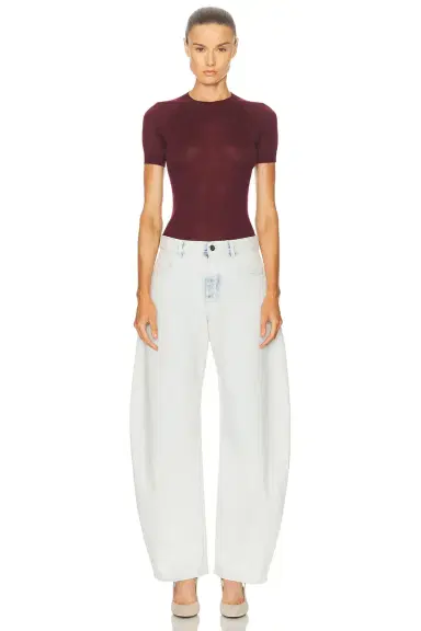 Alaïa Wool T-Shirt | Thumbnail 4 Alaïa Wool T-Shirt | Thumbnail 4