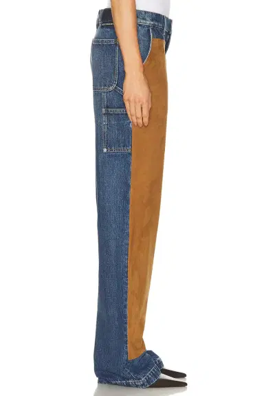 Stella McCartney Denim & Suede Jeans | Thumbnail 3 Stella McCartney Denim & Suede Jeans | Thumbnail 3