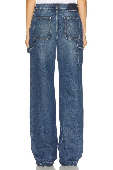 Stella McCartney Denim & Suede Jeans | Thumbnail 4 Stella McCartney Denim & Suede Jeans | Thumbnail 4