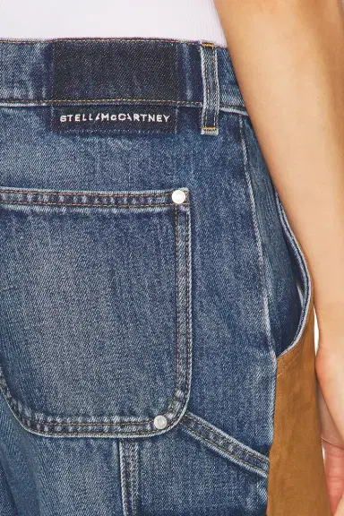 Stella McCartney Denim & Suede Jeans | Thumbnail 6 Stella McCartney Denim & Suede Jeans | Thumbnail 6