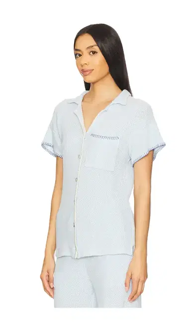 SUNDRY Mesh Camp Shirt | Thumbnail 2
