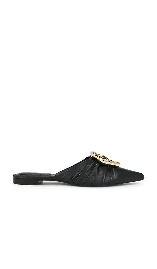 SIMKHAI Belle Leather Pointed Toe Mule