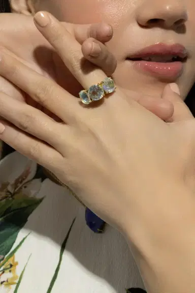 IRENE NEUWIRTH JEWELRY Gemmy Gem Rainbow Moonstone Ring | Thumbnail 5