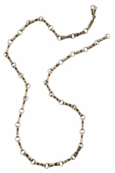 Azlee Large Motif Double Link Chain | Thumbnail 4