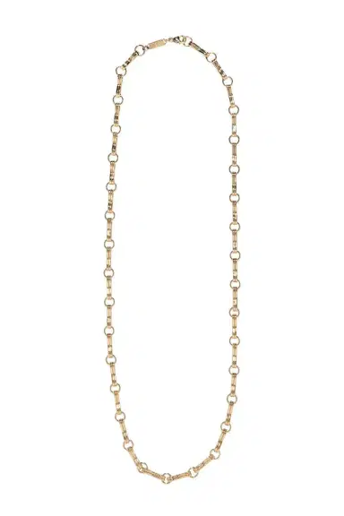 Azlee Large Motif Double Link Chain | Thumbnail 1
