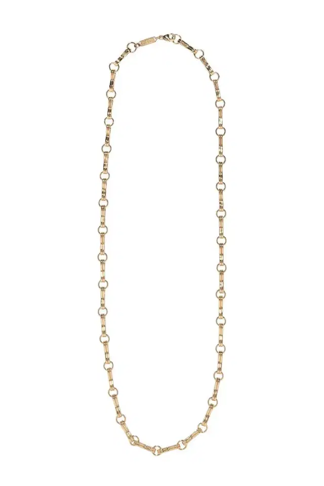 Azlee Large Motif Double Link Chain
