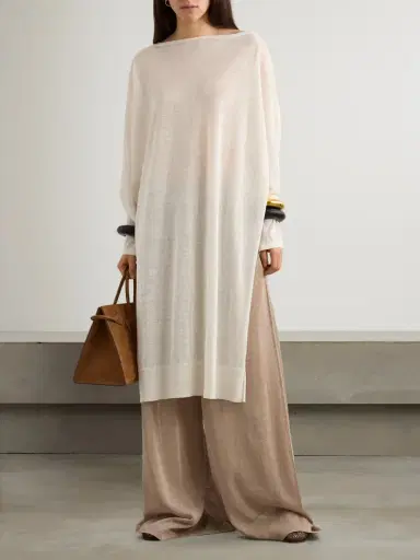 Alaïa Linen And Silk-blend Pants | Thumbnail 2 Alaïa Linen And Silk-blend Pants | Thumbnail 2