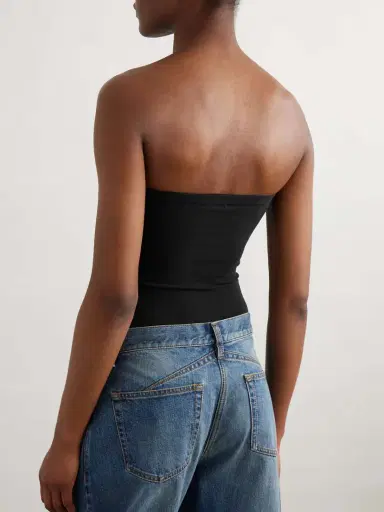 Alaïa Strapless Stretch-jersey Bodysuit | Thumbnail 3 Alaïa Strapless Stretch-jersey Bodysuit | Thumbnail 3