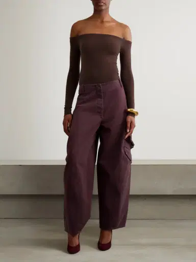 Alaïa Off-the-shoulder Stretch-jersey Bodysuit | Thumbnail 2 Alaïa Off-the-shoulder Stretch-jersey Bodysuit | Thumbnail 2