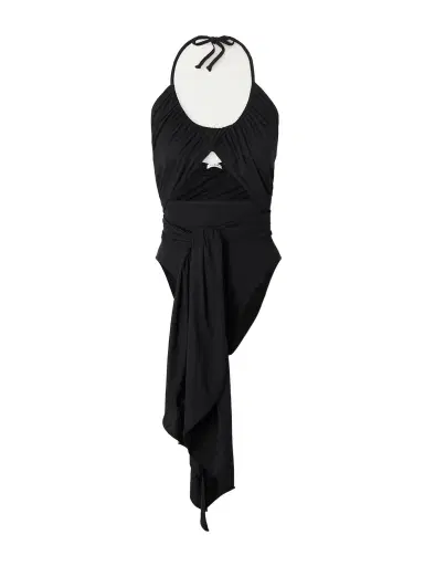 Alaïa Halterneck Draped Swimsuit | Thumbnail 1