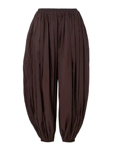 Alaïa Pleated Chiffon Tapered Pants | Thumbnail 1 Alaïa Pleated Chiffon Tapered Pants | Thumbnail 1