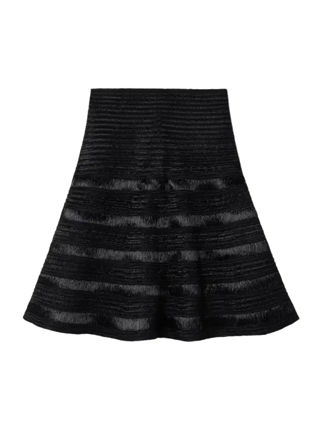 Ribbed-knit Mini Skirt