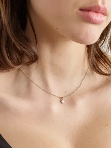 STONE AND STRAND Flora Mini 14-karat Gold Diamond Necklace | Thumbnail 2 STONE AND STRAND Flora Mini 14-karat Gold Diamond Necklace | Thumbnail 2