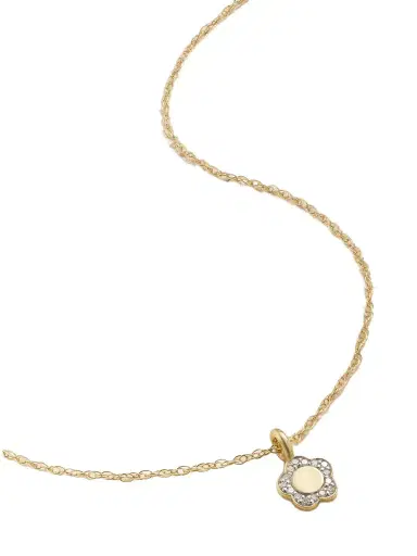 STONE AND STRAND Flora Mini 14-karat Gold Diamond Necklace | Thumbnail 1 STONE AND STRAND Flora Mini 14-karat Gold Diamond Necklace | Thumbnail 1