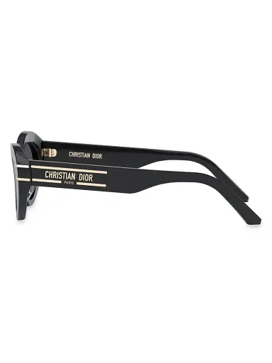DIOR Women's DiorSignature 51MM Cat Eye Sunglasses - Black | Thumbnail 4 DIOR Women's DiorSignature 51MM Cat Eye Sunglasses - Black | Thumbnail 4