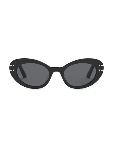 DIOR Women's DiorSignature 51MM Cat Eye Sunglasses - Black | Thumbnail 1 DIOR Women's DiorSignature 51MM Cat Eye Sunglasses - Black | Thumbnail 1