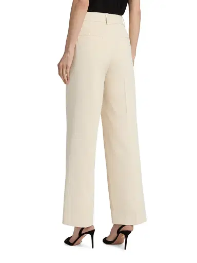 Elie Tahari Women's Jana Pintuck Relaxed-Fit Pants - Desert Sand | Thumbnail 5