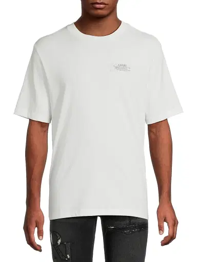 AMIRI Men's Spirit Logo Cotton Crewneck T-Shirt - Ivory - Size Small | Thumbnail 3 AMIRI Men's Spirit Logo Cotton Crewneck T-Shirt - Ivory - Size Small | Thumbnail 3