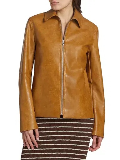 rag & bone Women's Jordie Faux Leather Jacket | Thumbnail 3
