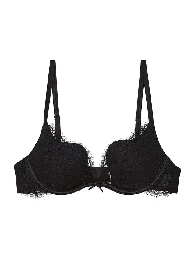 Fleur du Mal Women's Frankie Lace Bra - Black