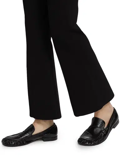 Proenza Schouler Women's Shaila Silk-Blend Knit Pants - Black - Size Medium | Thumbnail 6