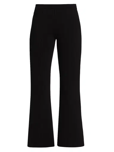 Proenza Schouler Women's Shaila Silk-Blend Knit Pants - Black - Size Medium | Thumbnail 1