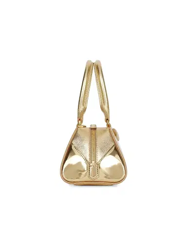 Givenchy Women's Mini Antigona Cube East West Top Handle Bag - Golden | Thumbnail 3 Givenchy Women's Mini Antigona Cube East West Top Handle Bag - Golden | Thumbnail 3