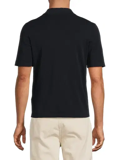 Burberry Men's Marcus Wool Polo Shirt - Navy - Size XXL | Thumbnail 5