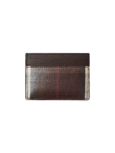 Burberry Women's Highlands Check Card Case - Mahogany | Thumbnail 2