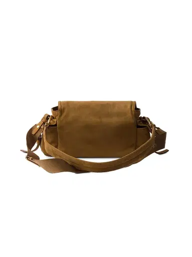 Prada Women's Explore Medium Suede Shoulder Bag - Brown | Thumbnail 5 Prada Women's Explore Medium Suede Shoulder Bag - Brown | Thumbnail 5