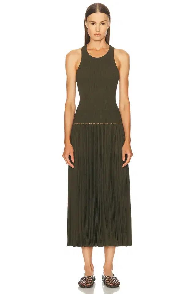 ALAÏA Pleated Dress