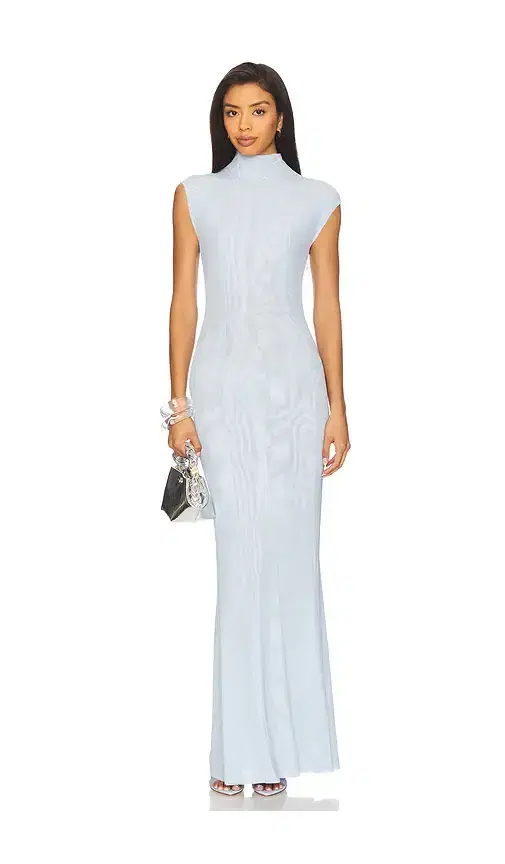 SEROYA Laissa Mesh Maxi Dress