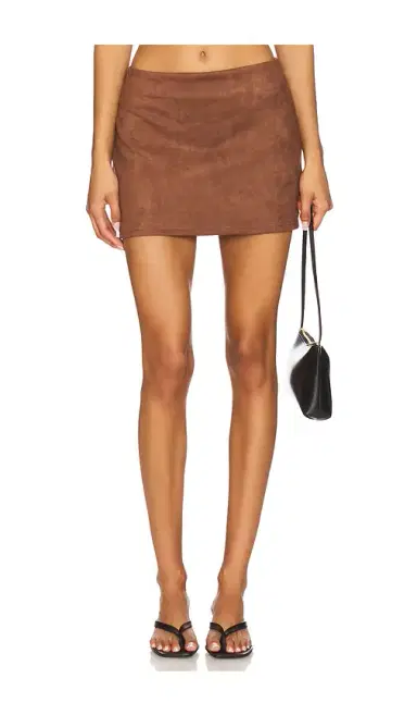 superdown Patsie Faux Suede Mini Skirt | Thumbnail 1 superdown Patsie Faux Suede Mini Skirt | Thumbnail 1