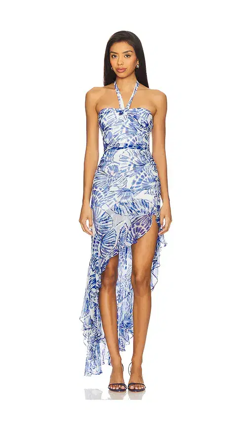 Amanda Uprichard Marabou Dress