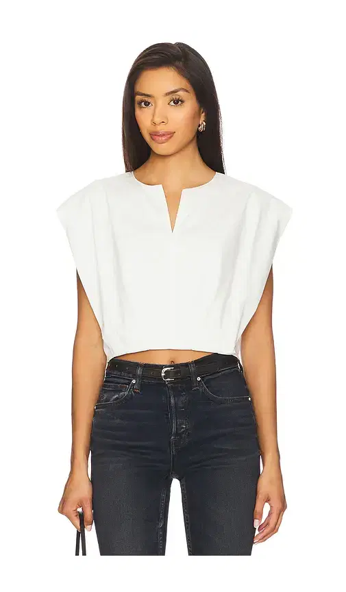SIMKHAI Wrenli Pleated Top
