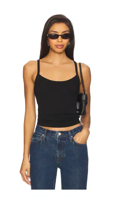 LESET Pointelle Classic Tank Top | Thumbnail 1