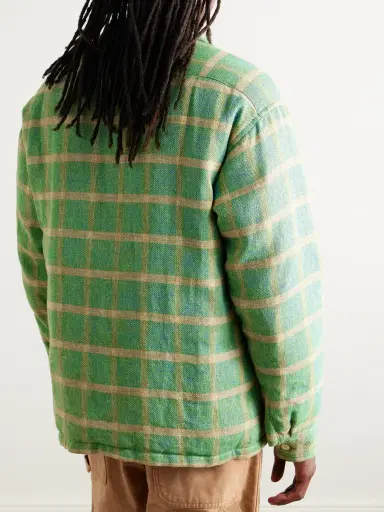 Visvim Keesey Checked Linen and Wool-Blend Down Jacket - Men | Thumbnail 3 Visvim Keesey Checked Linen and Wool-Blend Down Jacket - Men | Thumbnail 3