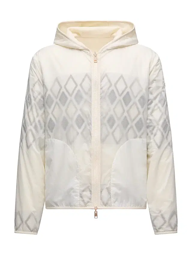 Men's Hoodie in Wool - White Green