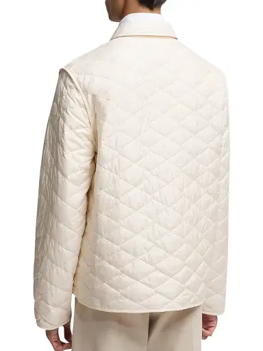 Moncler Men's Kastos Puffer Shacket - White | Thumbnail 3 Moncler Men's Kastos Puffer Shacket - White | Thumbnail 3