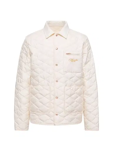 Moncler Men's Kastos Puffer Shacket - White | Thumbnail 1 Moncler Men's Kastos Puffer Shacket - White | Thumbnail 1
